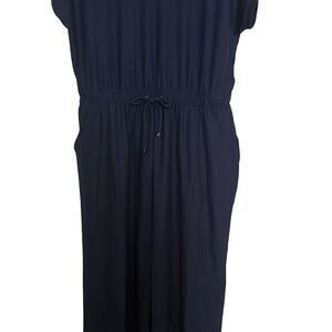 Sansara Elegant Navy Maxi Jumpsuit